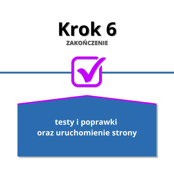 Etapy tworzenia strony - Krok 6